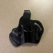 TAGUA Leather Premium Right Hand 3 Slot Belt Holster GLOCK? 2 Slot Thumb Break