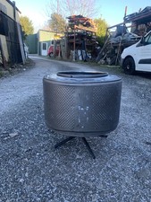 Fire Pit Cook Food Get Warm Washing Machine Drum Stainless Steel