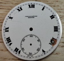 Cronometro Zenith Quadrante Orologio da taschino Porcellana 41,4 mm (usato...