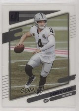 2021 Panini Clearly Donruss Purple Derek Carr #28 0s9t