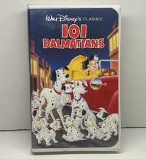 101 Dalmatians VHS Disney Video Tape Black Diamond Classics Vintage Clamshell