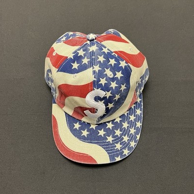 SS26 Supreme Pigment Coated S Logo 6-Panel Cap American Flag | eBay