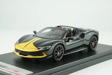 Looksmart 1/43 Ferrari 296 GTS Nero Daytona Yellow Livery Assetto Fiorano LS538I