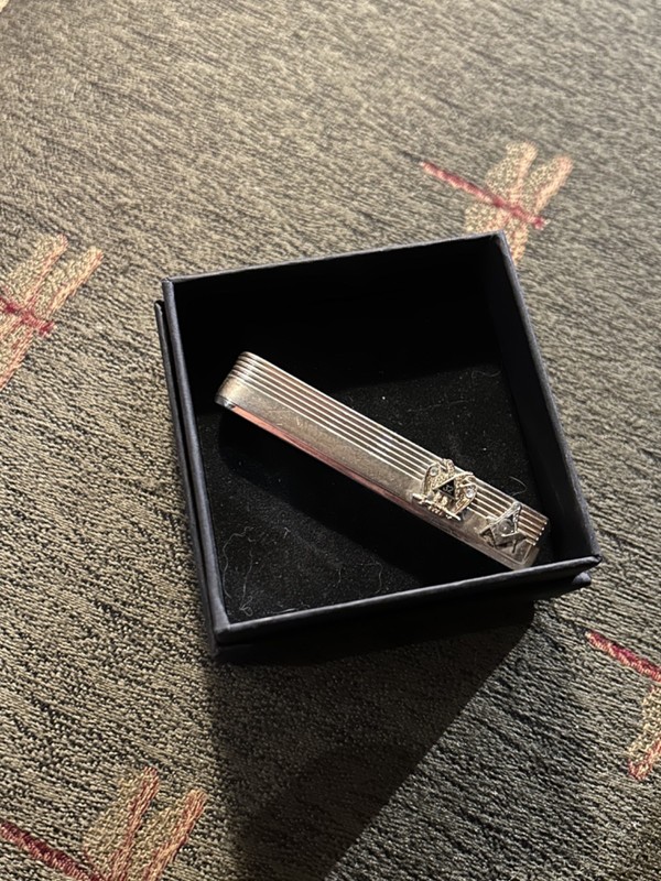Freemason Tie Clip Vintage Masonic Freemasonry