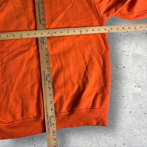 Resort Wear Infinity Pullover Orange Hoodie Size M - Picture 7 of 8
