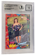 Elizabeth Berkley Signed Saved by the Bell 1992 Pacific Card #11 Beckett Auto 10