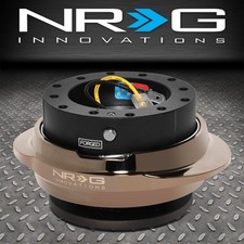 Nrg Srk-220bkc Gen 2.2 Steering Wheel Quick Release Adapter Black Chrome Ring