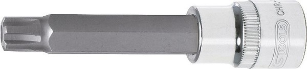 "Ks Tools 1/2\" Chromeplus Bit-Stecknuss Ribe Mit Stirnlochbohrung,Lang,M9"-image