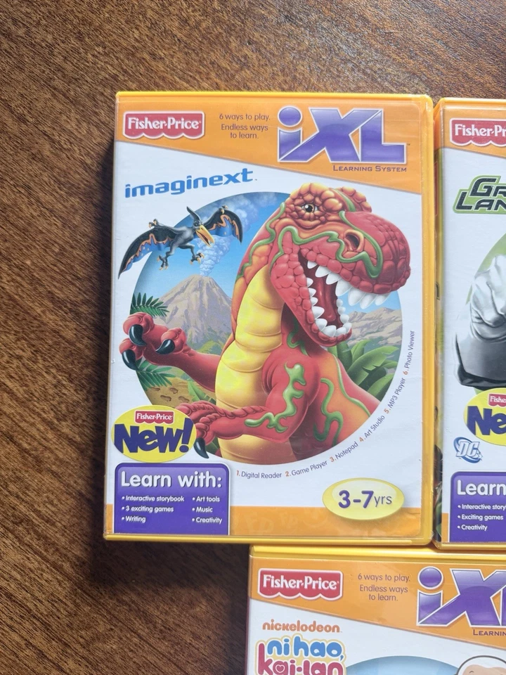 Fisher Price IXL Sistema de Aprendizaje Juegos Lote de 5 Foto 2 de 4