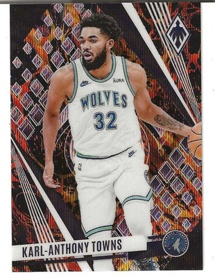2023-24 Panini Phoenix - Karl-Anthony Towns Lava /75 #165 (Wolves / Knicks)
