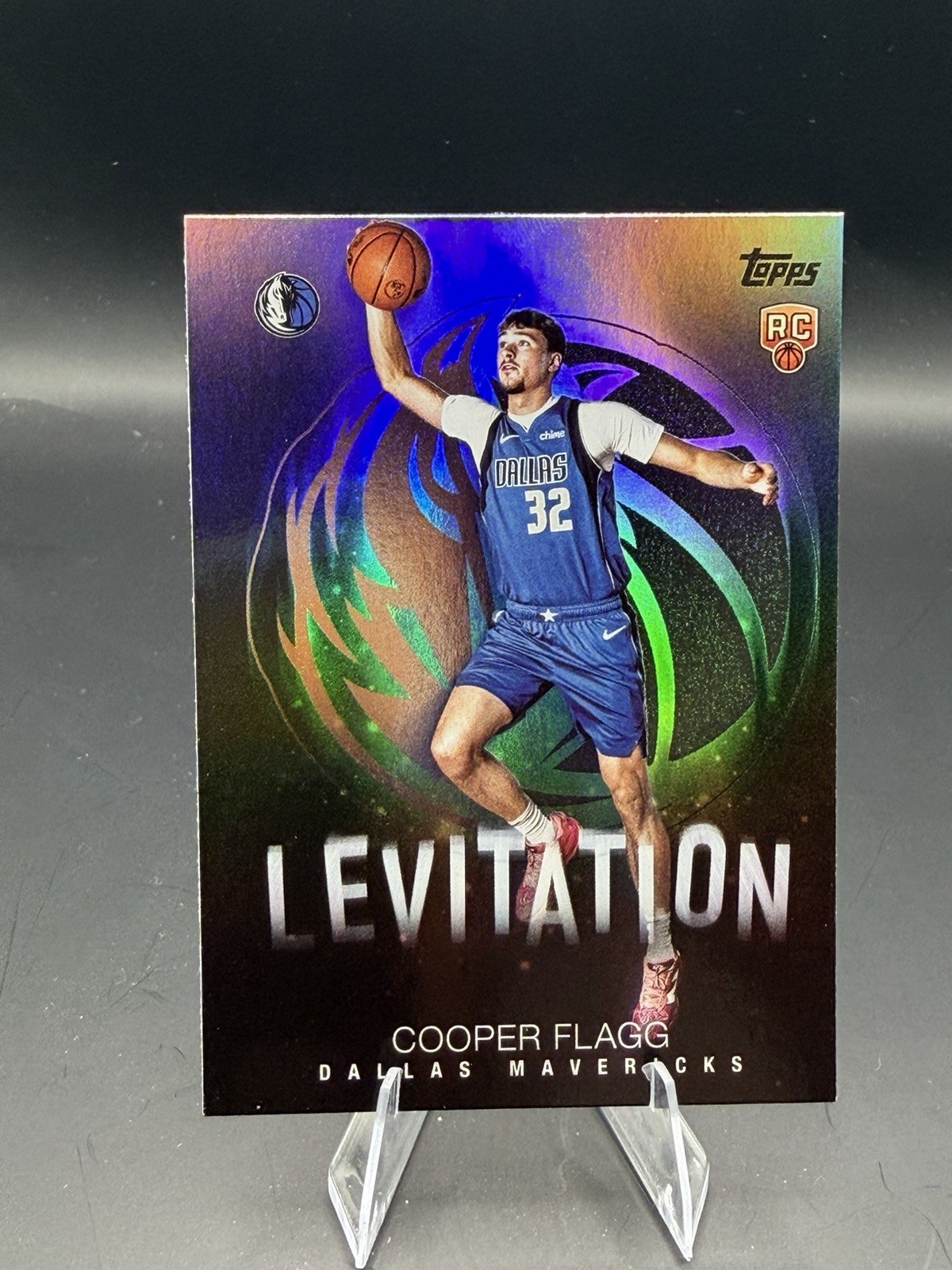 2025-26 Topps #L-16 Cooper Flagg Levitation Rookie Holo SP Mavericks