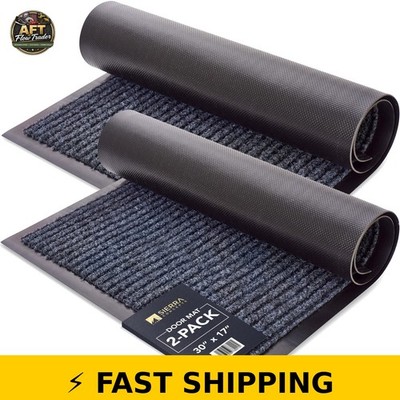 Sierra Concepts Door Mat 2-Pack - Gray Low Profile 30x17 inches