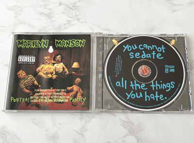 Marilyn Manson Portrait Of An American Family CD PROMO! 1994 VERY