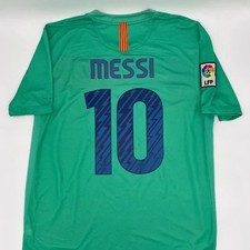 Messi #10 Barcelona 2010/2011 Away ORIGINAL Nike VTG Rare Soccer Jersey (L)