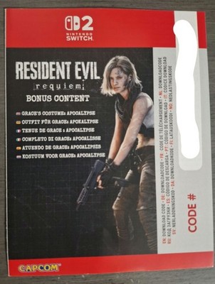 Resident Evil Requiem Grace Costume: Apocalypse NS2 DIGITAL CODE UK VERSION ONLY