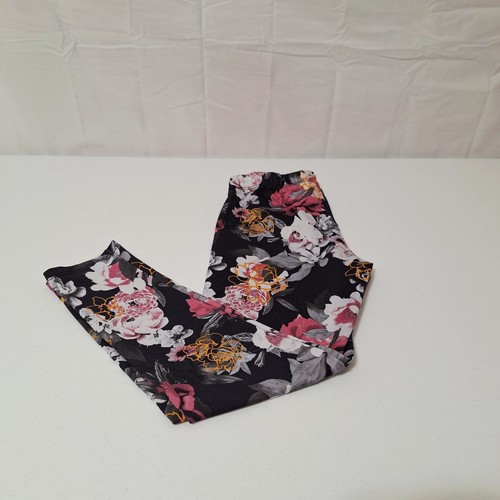 Nike Girls Dri-Fit Leggings Size 6 M Floral Gold 5-6 YRS Stretch Athletic Pants - Picture 6 of 12