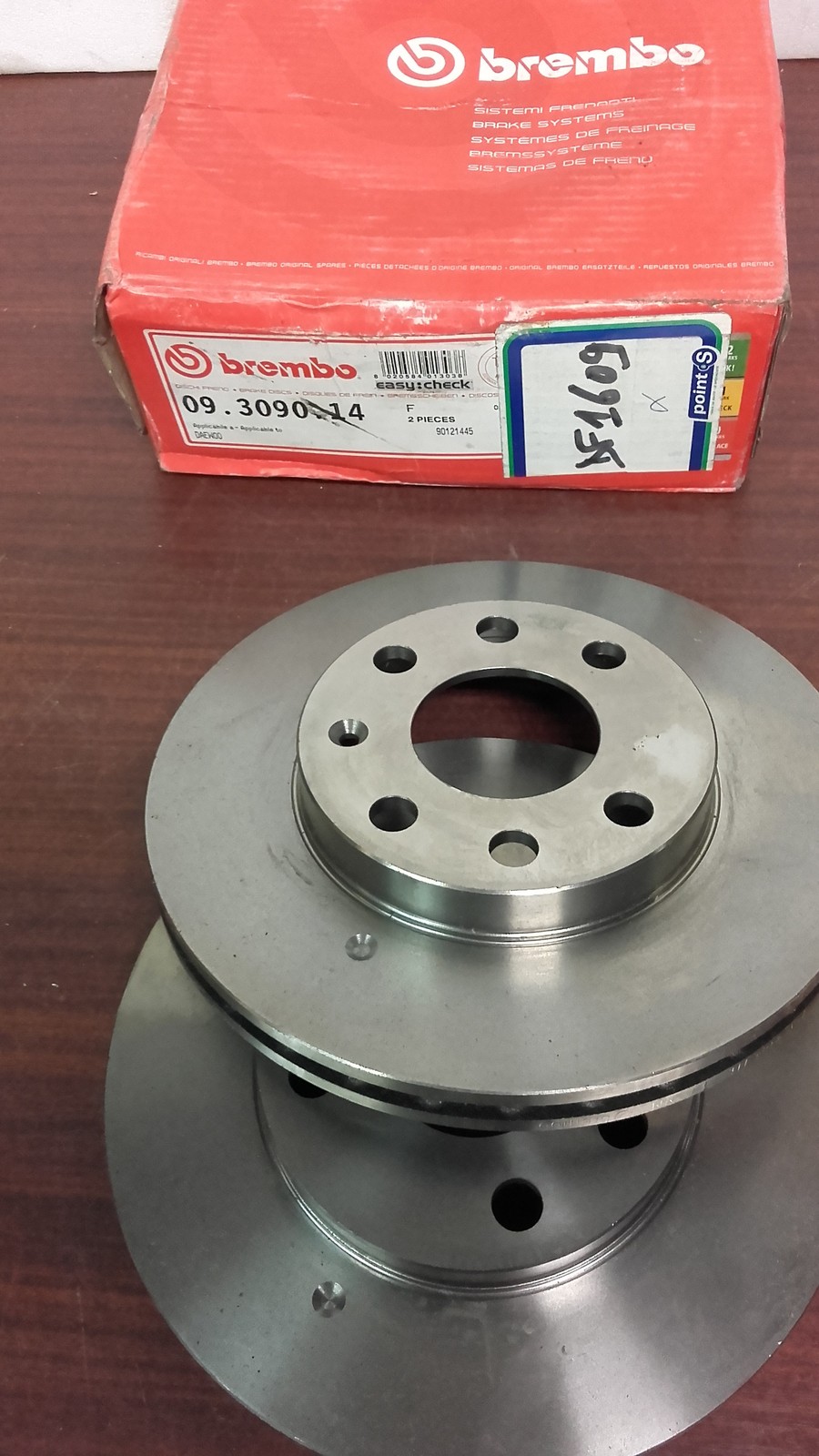 Disques de frein avant Opel Astra F Corsa A B Vectra A Lanos DDF151