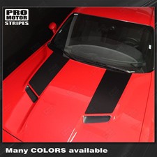 Dodge Challenger 2015-2023 Side Panel Hood Accent Stripes Decals Choose Color