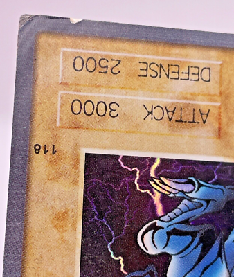 Yugioh Bandai Blue-Eyes White Dragon No.118 Holo Rare Japan 1998