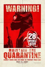 28 Weeks Later movie poster (c) - Zombie Apocalyptic Horror  11" x 17" inches
