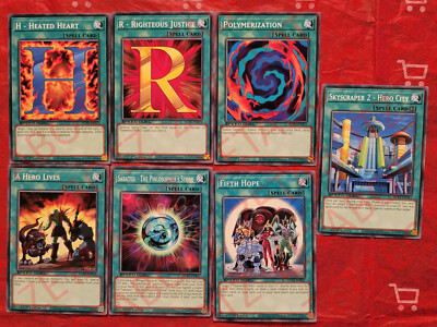 yugioh evil hero structure deck YUGIOH Elemental Hero Deck 47 Cards Evil Hero *Tempest* Honest *Neos*  Inferno