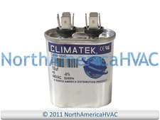 Climatek Motor Run Capacitor 10 uF MFD 440 Volt Oval Fits Carrier HC91DA010