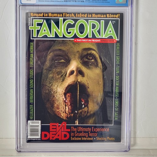 FANGORIA 322 CGC 9.4 EVIL DEAD/Hellblazer/Horror/Starlog/ - Picture 4 of 6
