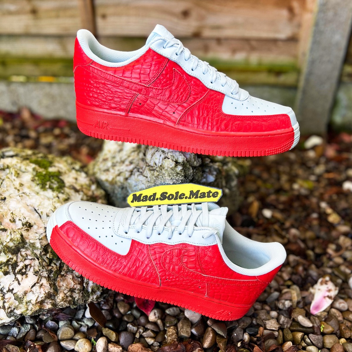 air force 1 split red