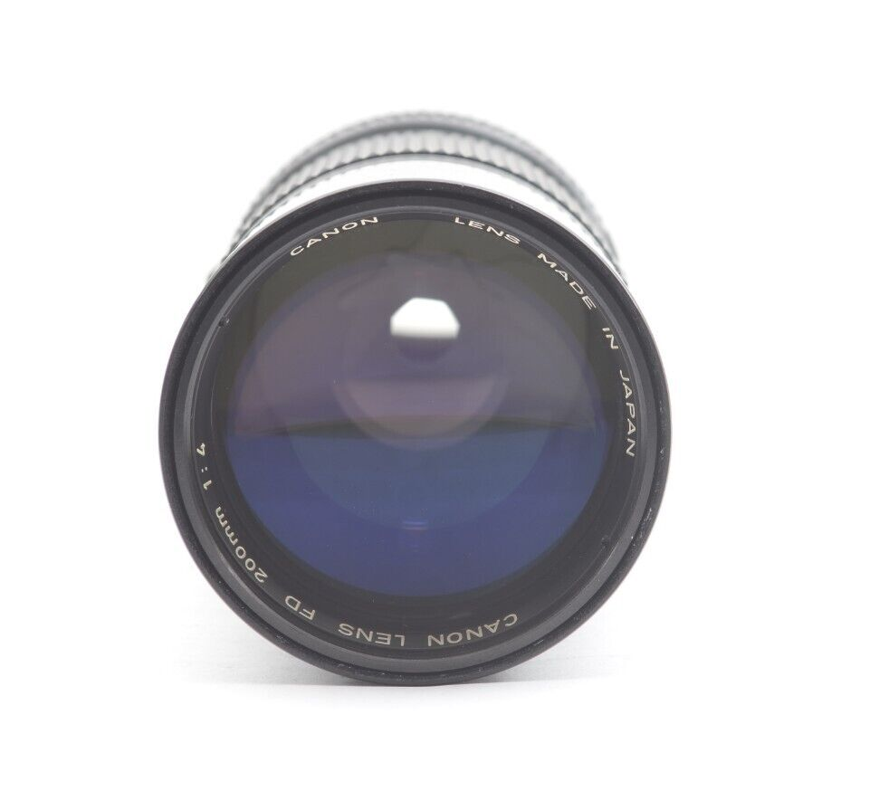 Top Mint】CANON FD 200mm f/4 Portrait Lens for AE-1,A-1,F-1 From