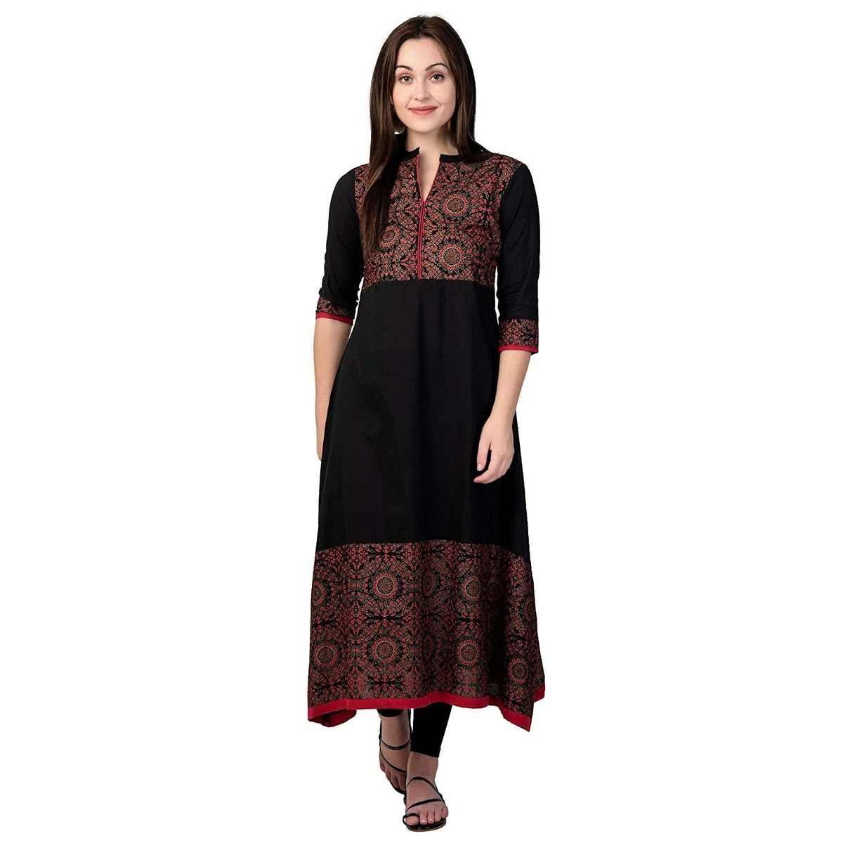 Long Kurtis - Buy Designer Long Kurtis online at Best Prices in India |  Flipkart.com