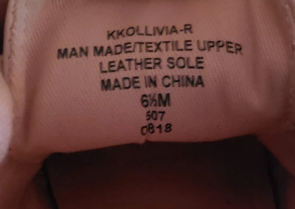 Zapatos para mujer Kendall & Kylie talla 6,5 suela de cuero rosa polvoriento Ollivia  Foto 3 de 4