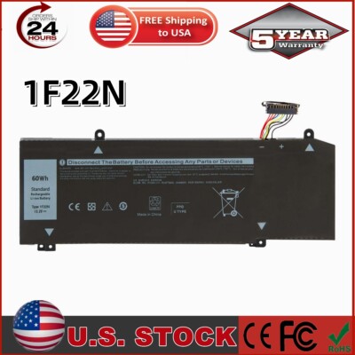 1F22N Battery For Alienware HYWXJ M17 P37E P37E001 M15 2018 5590 G7 7790 JJPFK