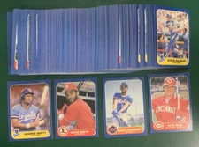 1986 Fleer Baseball SET BREAK singles - stars, commons, rookies, HOFers, #1-220