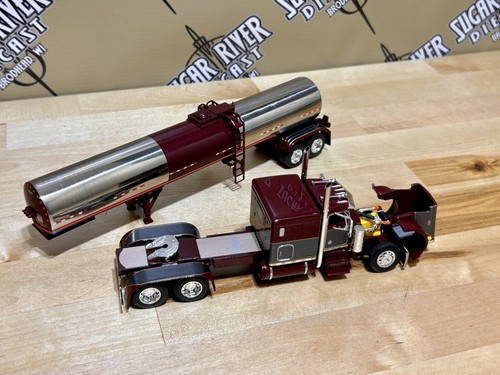 Dcp 1/64 Big Rigs Peterbilt 359 Flattop Semi Truck Farm Toy Bryce Transport - Picture 9 of 12