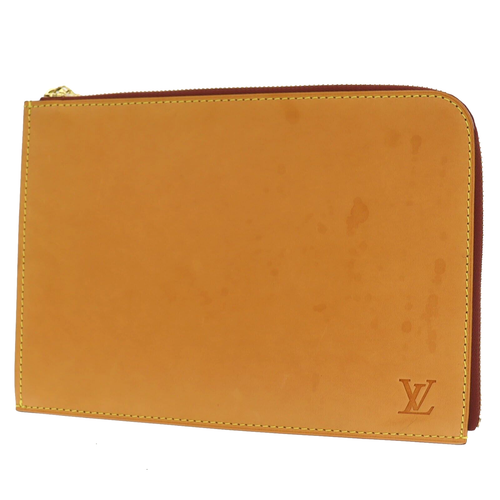 Louis Vuitton LV Pochette Jour PM Used Clutch Bag Nomad Leather Vintage #AG110 A - Picture 2 of 16