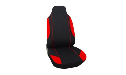 Fundas asientos tela 2+1 rojo negro para Fiat Scudo Ducato - Imagen 2 de 4