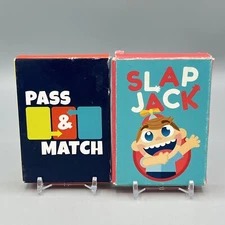 Lot of 2 Chuckle & Roar Kids Card Games Pass & Match and Slapjack