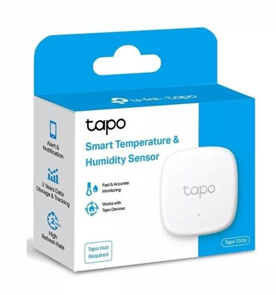 TP-Link Tapo T310 Smart Temperature Humidity Monitor Addon Require Hub APP Alert