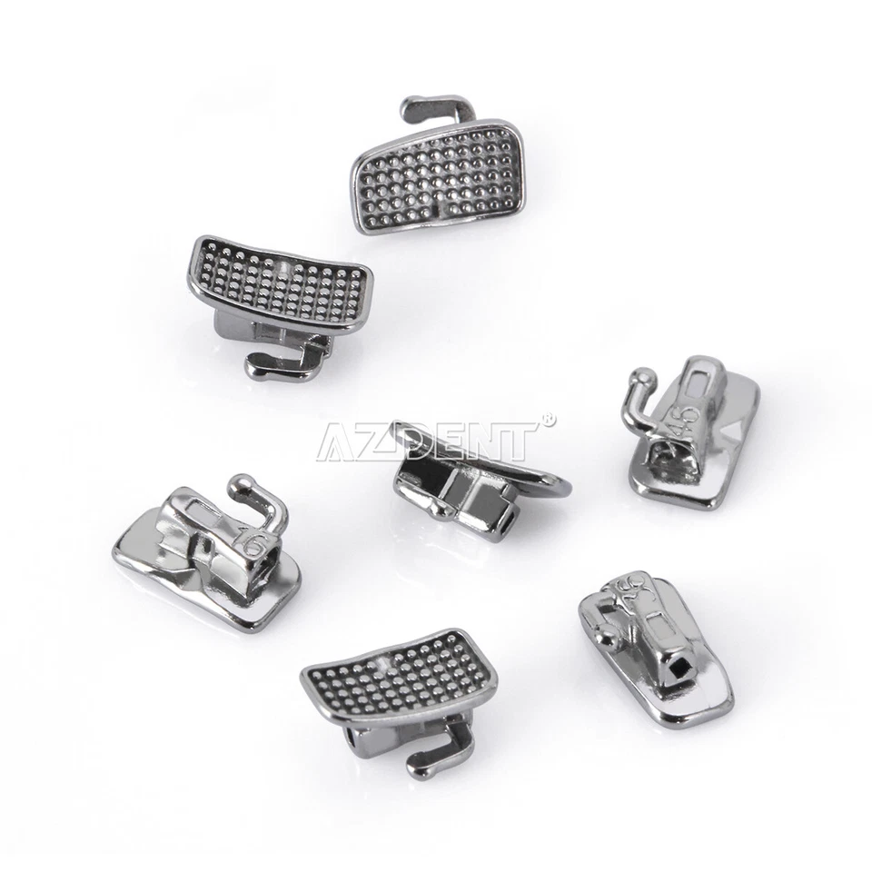 50 Juegos Tubos Bucales de Ortodoncia Dental 1er 2do Molar Bondable Roth MBT 022 Foto 4 de 4