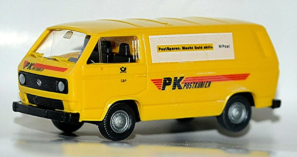 VW Volkswagen T3 Typ2 Furgone Post Pk Postkurier 1:87 Roco 1554 - Immagine 3 di 4