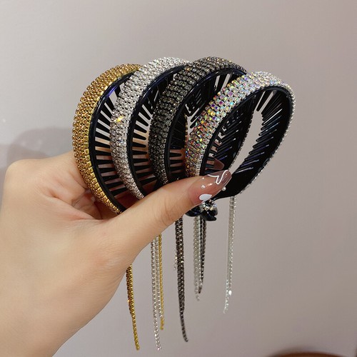 Bananen-Haarspange Mit Strassquaste Luxus-Haarspange Haarnadel ╏ - Bild 5 von 16