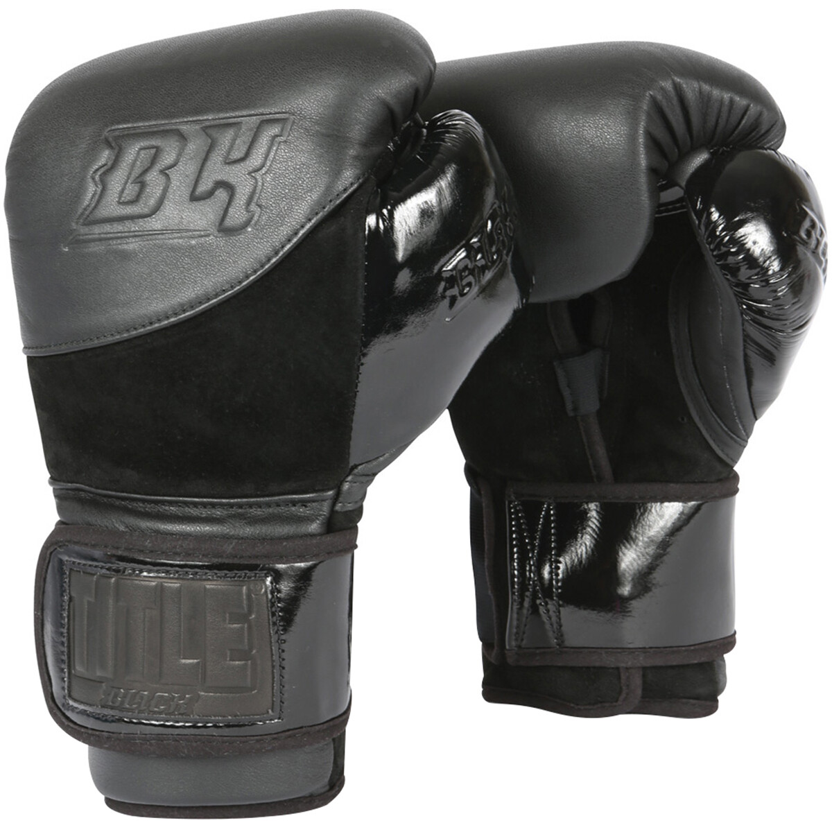 Title Black Blitz Boxing Bag Gloves