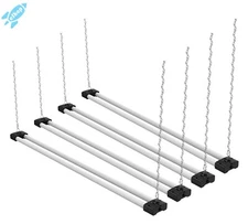 4 FT LED Shop Light Linkable 40W 5000K Daylight White 4000 Lumens Inline Switch