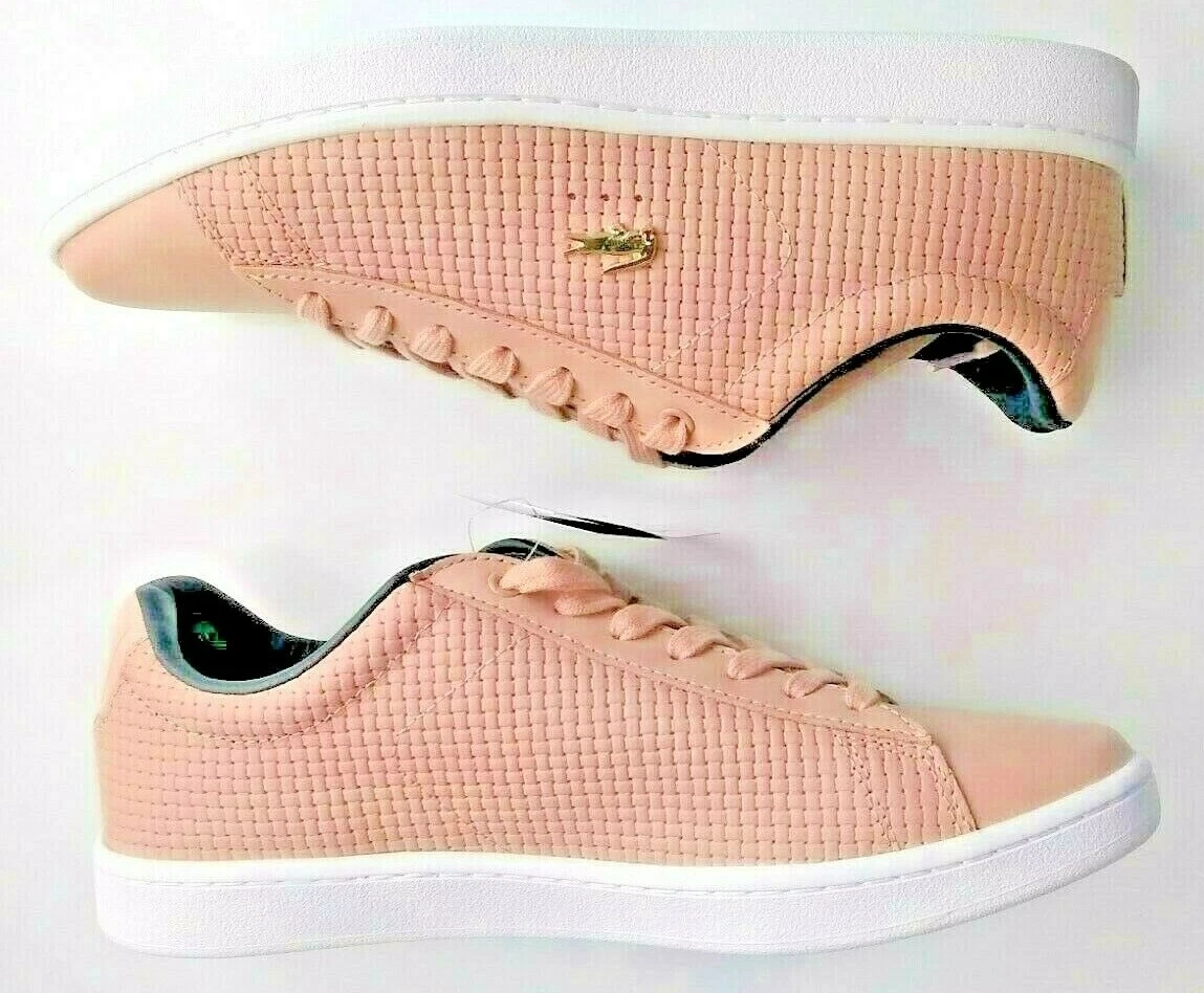 Lacoste top pink sneakers