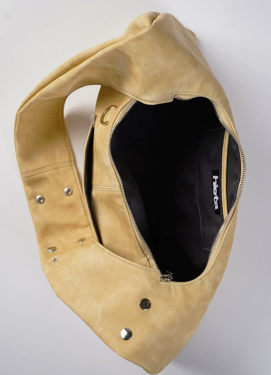 HIETA Tina Shoulder Bag [Butter] | Elegant Leather Shoulder
