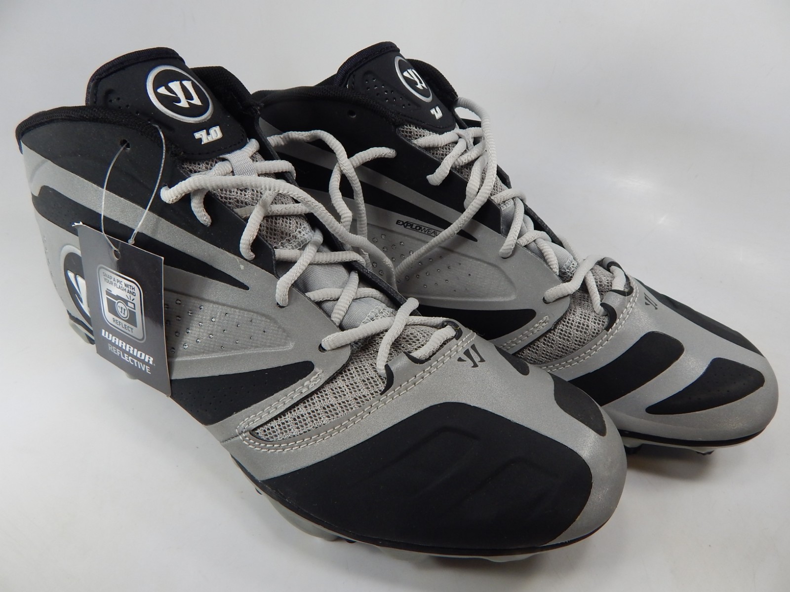 warrior burn 7.0 mid lacrosse cleats