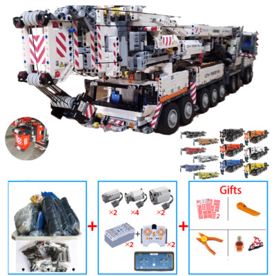 Upgraded APP Bluetooth Remote-Controlled RC LTM11200 Crane with Motors Stickers