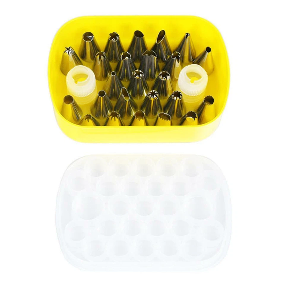 Boquillas de glaseado accesorios para hornear kit de suministros de decoración de pasteles para principiantes Foto 3 de 4