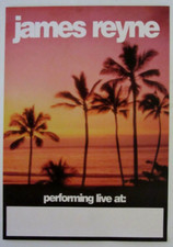 JAMES REYNE ORIGINAL TOUR POSTER