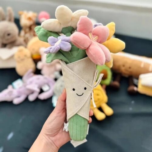 Holding Flowers Plush Toy – Adorable Gift for Special Occasions
